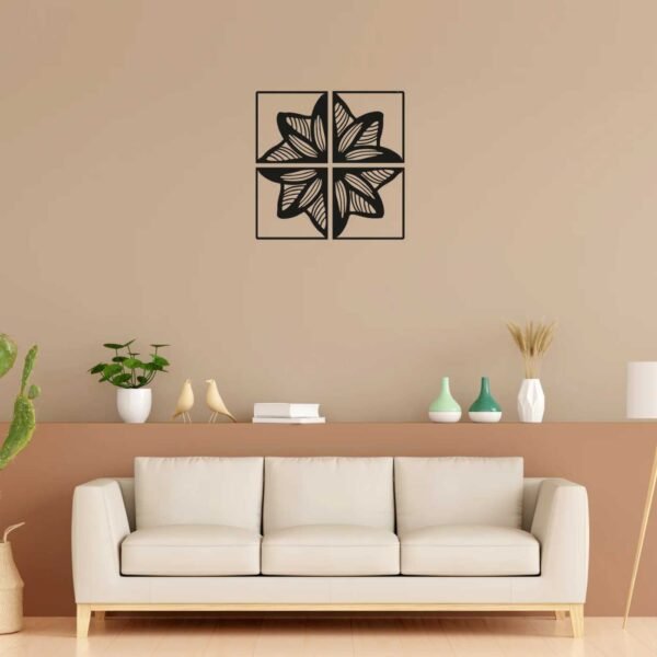 4 Panels GoodLuck Flower beautiful Wall Art