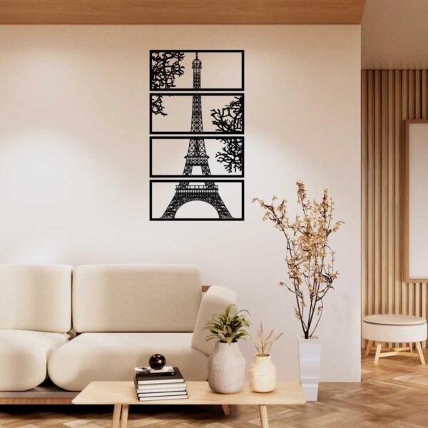 4 Panels Eiffel Tower beautiful Wall Art - Image 2