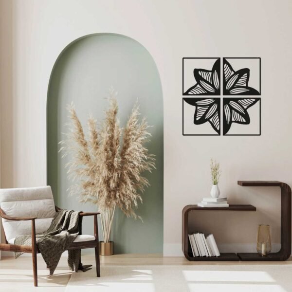 4 Panels GoodLuck Flower beautiful Wall Art - Image 2