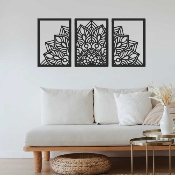 3 Panels Flower beautiful Wall Art - Image 2