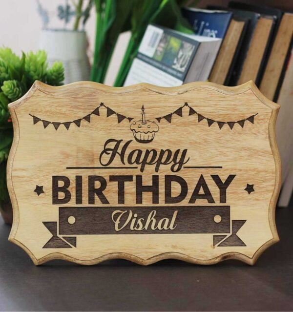 Personalized Engraved Wooden Birthday Photo Plaque Gift For : Special One