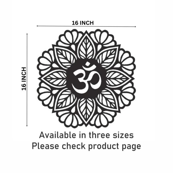 Om Flowered beautiful Wall Art - Image 3
