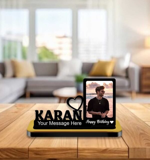Personalized Cutout Photo With Name : For Special One