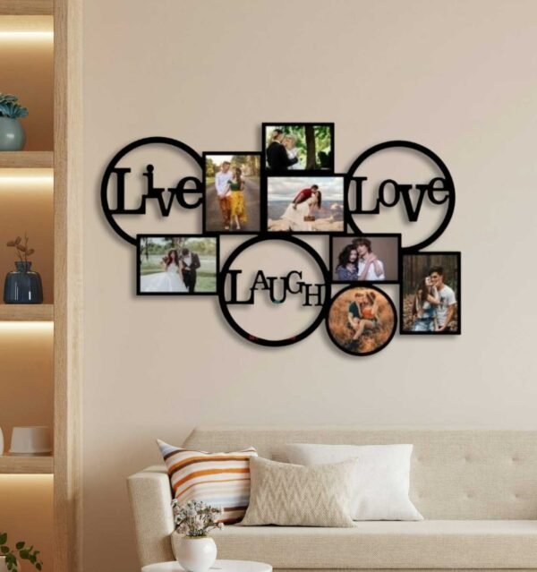 Customized Couple Wall 7 Photo Frame