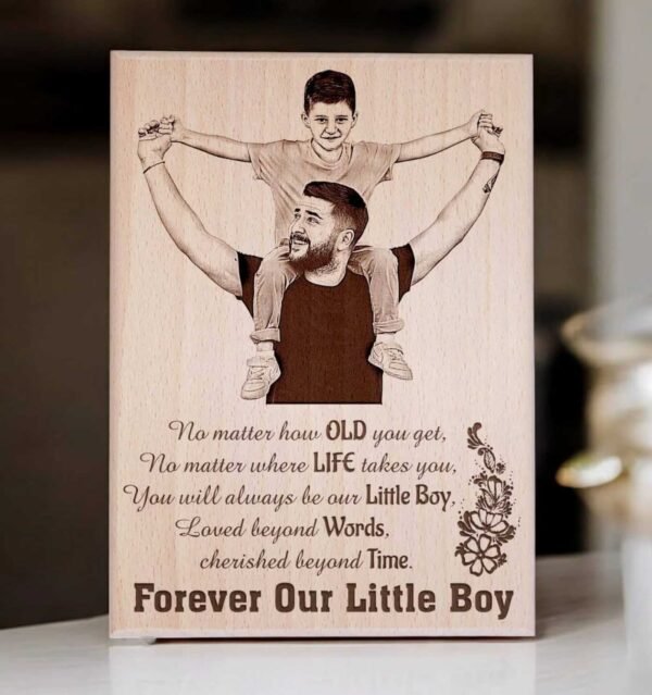 Personalized Engraved Wooden Photo Plaque Gift For : Special One
