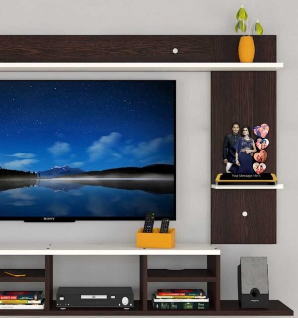 Personalized Couple Cutout with 5 Photos With Message - Image 3