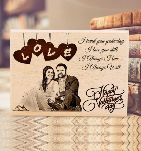Personalized Engraved Wooden Photo Plaque Gift For : Special One
