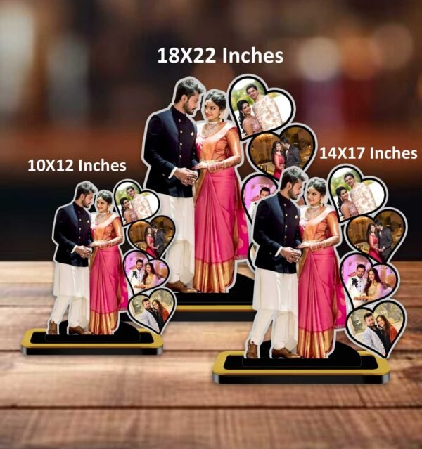 Personalized Cutout with 5 Photos With Message For : Special One - Image 4