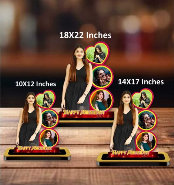 Personalized Cutout with 4 Photos : For Her - Image 4