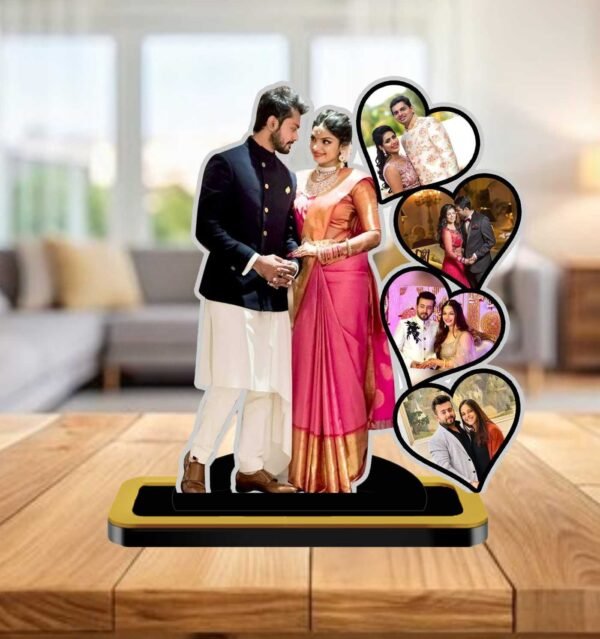 Personalized Cutout with 5 Photos With Message For : Special One