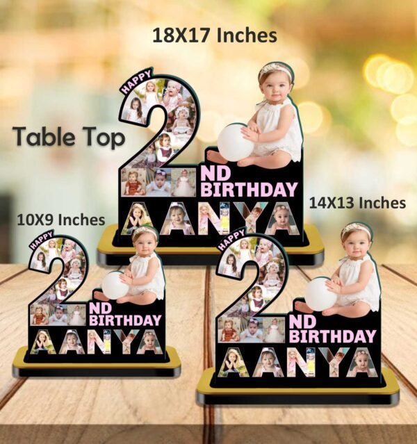 Customized Baby Year Cutout with 16 Photos And Name - Image 4