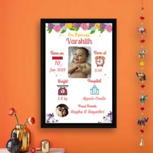 Baby birth frame Design 2