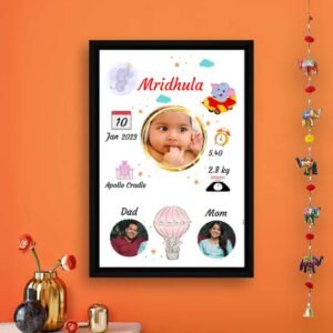 Baby birth frame Design 3