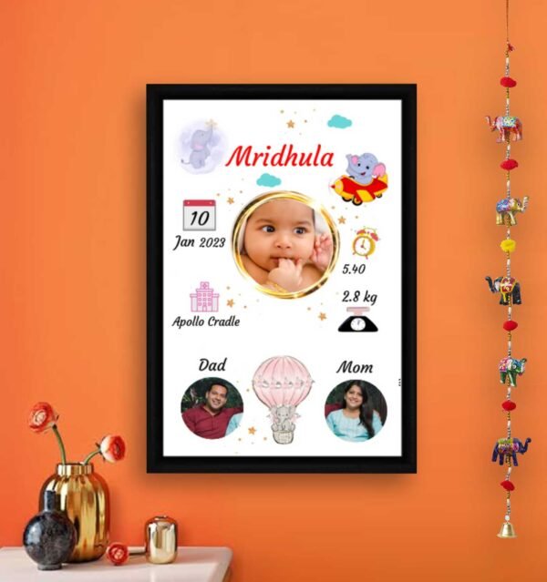 Baby birth frame Design 3