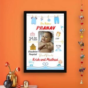 Baby birth frame Design 1