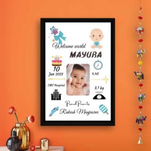 Baby birth frame Design 5
