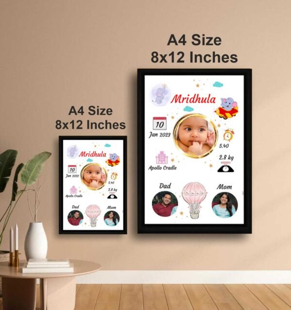 Baby birth frame Design 3 - Image 2