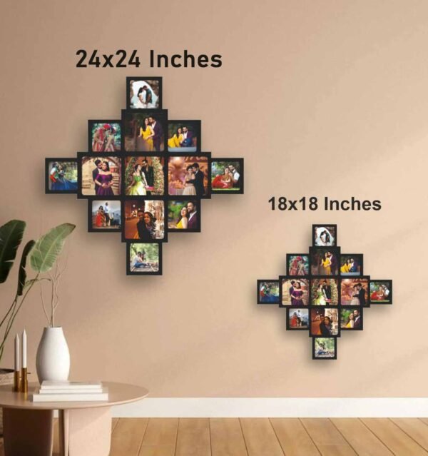 Customized Collage Frame for Family with 13 Photos - Image 2