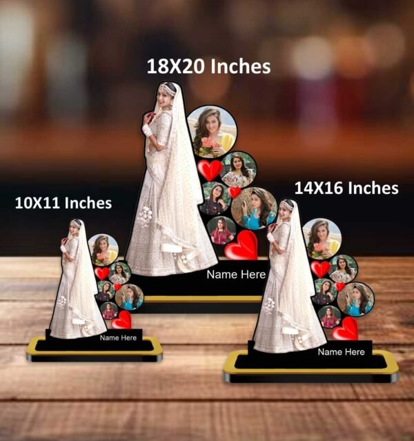 Personalized Cutout with 6 Photos With Message For : Special One - Image 4