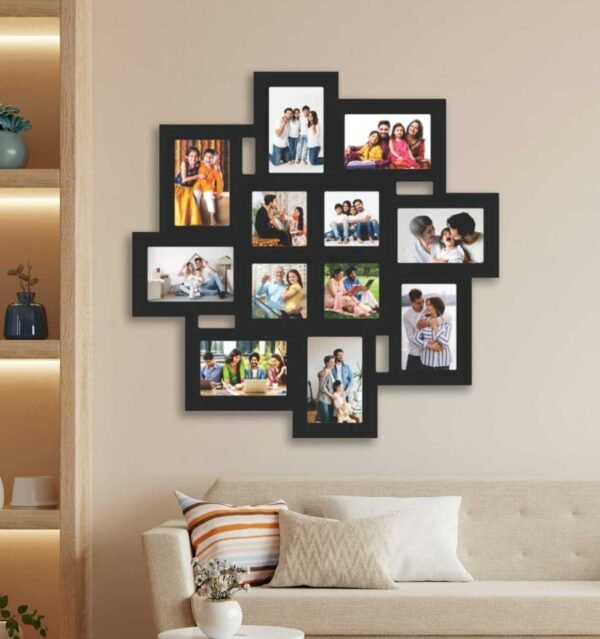 Customized Collage Frame with 12 Photos