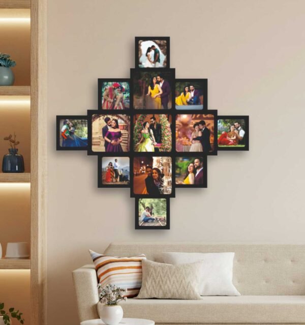 Customized Collage Frame for Family with 13 Photos