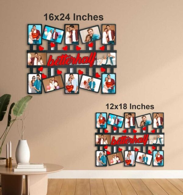 Customized Collage Frame for Family with 12 Photos - Image 2