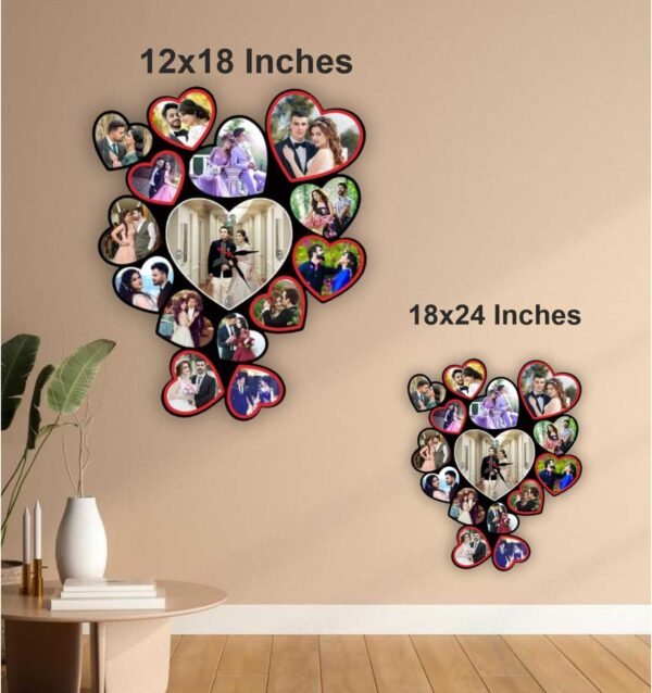 Premium Customized Designer Clock With 16 Photos | Gift Yourself or Your Special One - Image 4
