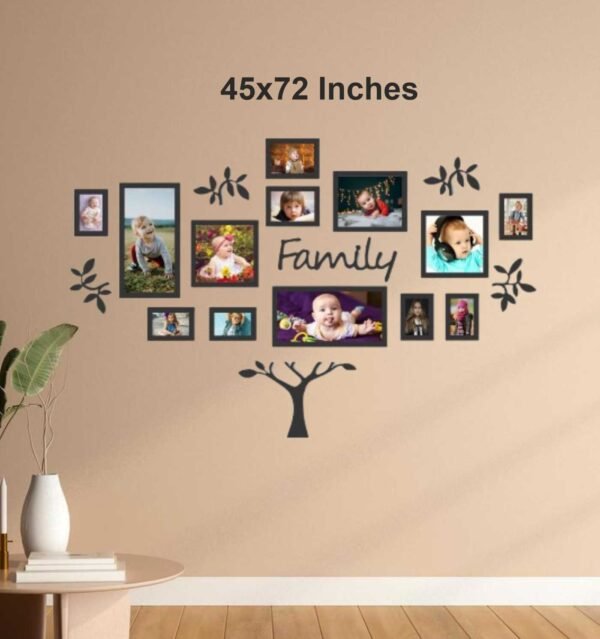 Customized Arts Photo Tree Frame Set with 13 Photos - Image 2