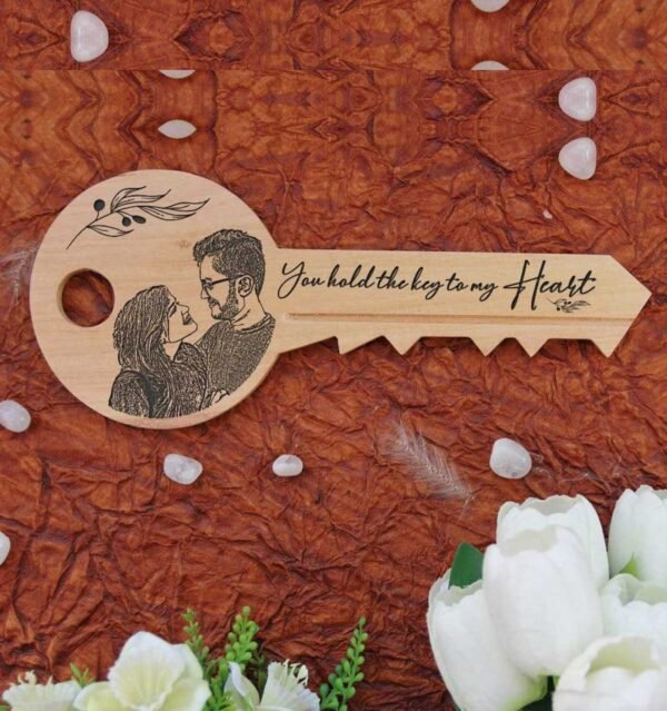Personalized Engraved Wooden Key Hanger Gift