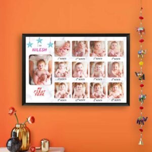 12 months Baby Photo Frame