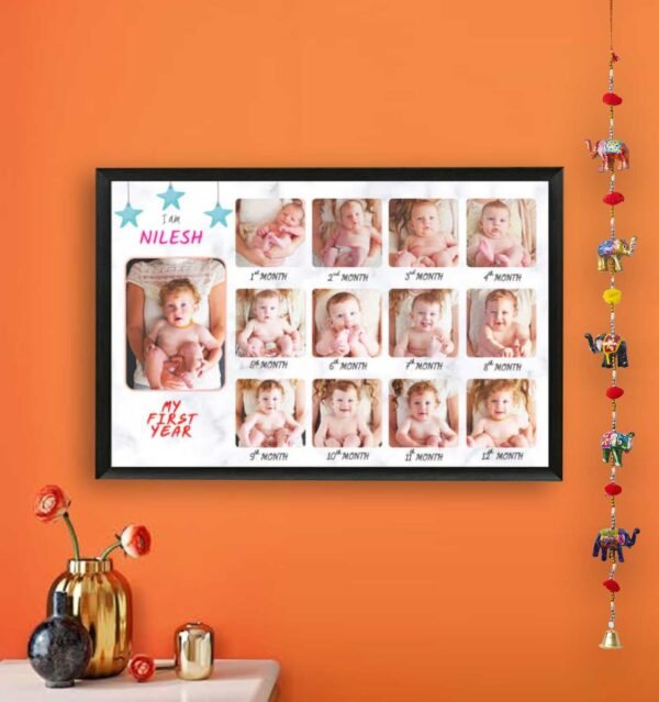 12 months Baby Photo Frame