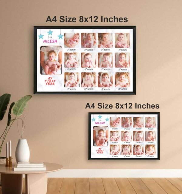 12 months Baby Photo Frame - Image 2