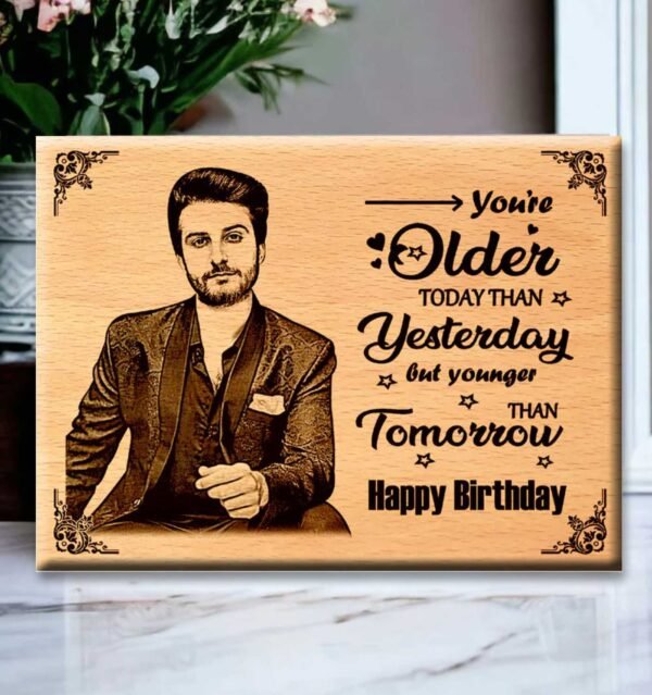 Personalized Engraved Wooden Birthday Photo Gift For : Special One