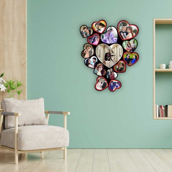 Premium Customized Designer Clock With 16 Photos | Gift Yourself or Your Special One - Image 2