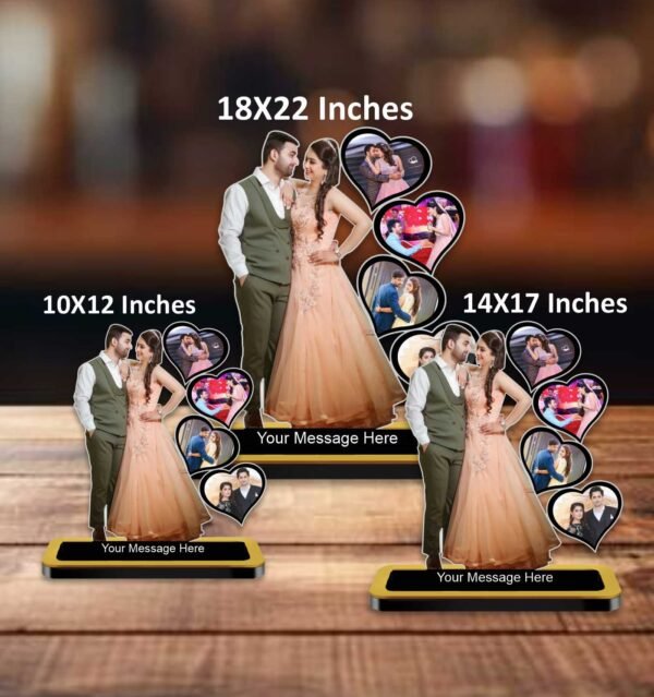 Personalized Cutout with 5 Photos With Message For : Special One - Image 4