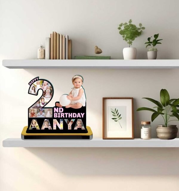 Customized Baby Year Cutout with 16 Photos And Name - Image 2