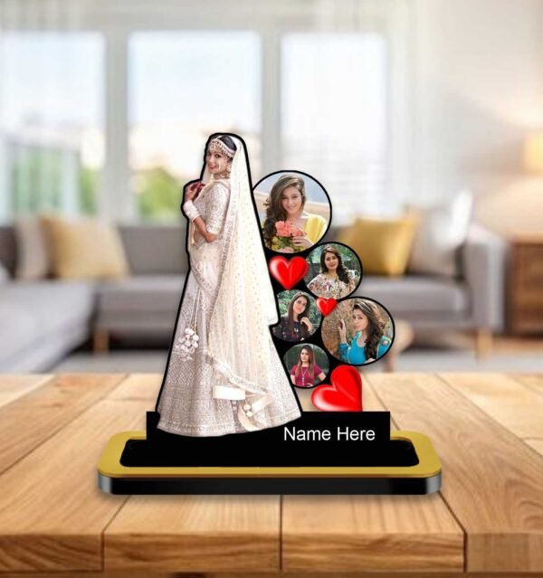 Personalized Cutout with 6 Photos With Message For : Special One