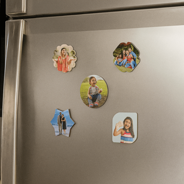 Premium Shiny Acrylic Photo Fridge Magnet – Set of 3 (Big Size: 4x4 inches) - Image 3