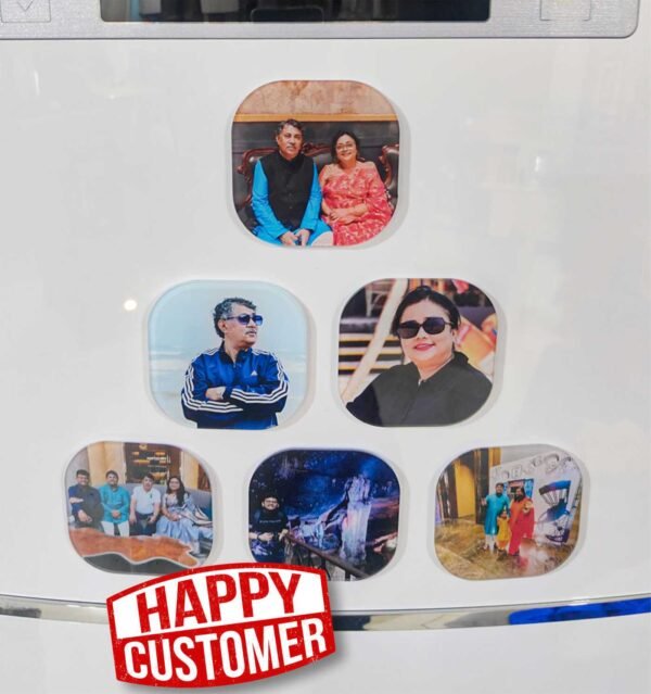 Premium Shiny Acrylic Photo Fridge Magnet – Set of 3 (Big Size: 4x4 inches) - Image 20