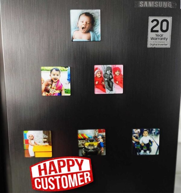 Premium Shiny Acrylic Photo Fridge Magnet – Set of 3 (Big Size: 4x4 inches) - Image 17