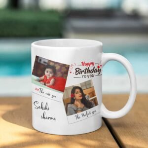 Personalized 2 Photo Double Side Printed Mug Gift For : Special One