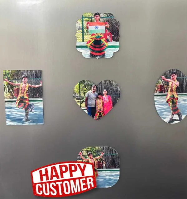 Premium Shiny Acrylic Photo Fridge Magnet – Set of 3 (Big Size: 4x4 inches) - Image 21