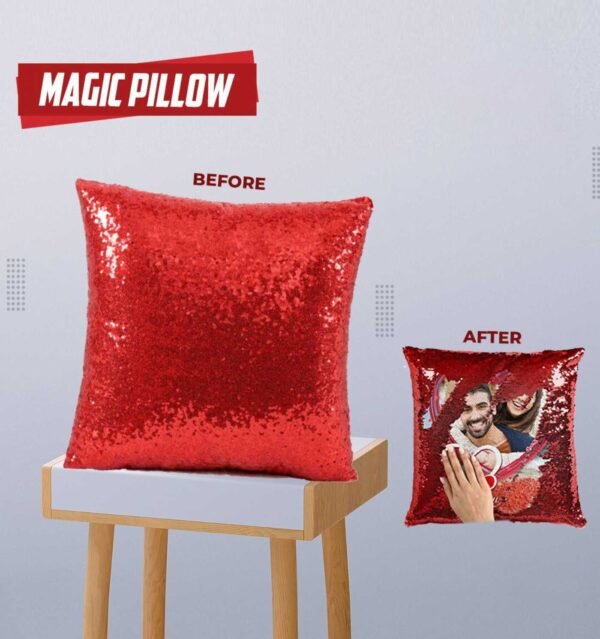 Personalized Child Magical Photo Heart Cushion/Pillow | Gifting Cushion for All Occasions | with 1 Photo - Image 3
